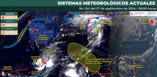 Se mantendrán las lluvias intermitentes este viernes en Oaxaca