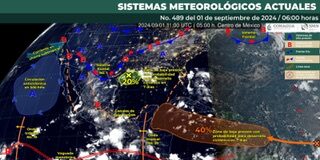 Continuarán las lluvias por onda tropical número 20