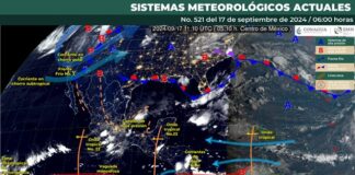 Onda tropical número 23 dejará lluvias en diferentes puntos de Oaxaca