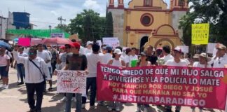 Familiares y amigos de Diego Paz marchan para pedir justicia