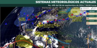 Este viernes continúa alta probabilidad de lluvias y tormentas para Oaxaca