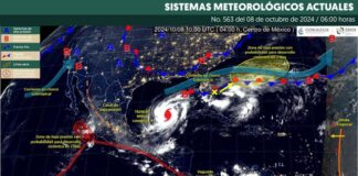 Se prevén tormentas locales fuertes para este martes en Oaxaca