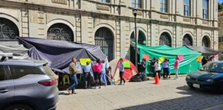 Por las protestas suspende servicios Monte de Piedad