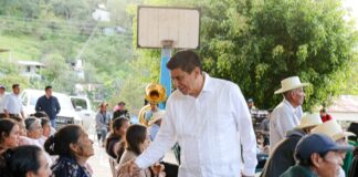 Escucha el Gobernador Salomón Jara necesidades de la agencia Santo Tomás Lachitá