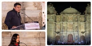 Gobierno de Oaxaca e Iberdrola México iluminan la Catedral Metropolitana con tecnología de vanguardia