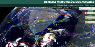 Frente frío número 9 y tormenta tropical Sara dejarán lluvias aisladas en Oaxaca