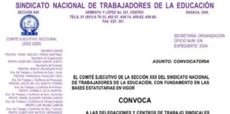 Anuncia magisterio del Istmo bloqueo a carretera federal para el viernes