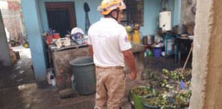 Explota tanque de gas en comedor de la ciudad de Oaxaca