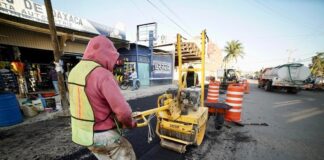 Con Obras Primavera, Gobierno de Oaxaca renueva vialidades para un tránsito seguro