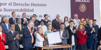 Suma Salomón Jara voluntad para un México sustentable que asegure el abasto del agua