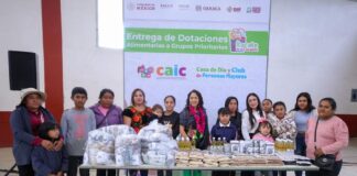 Los cuidados del DIF Oaxaca atienden la alimentación y bienestar de grupos prioritarios del estado: Irma Bolaños