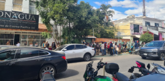 Habitantes del Crestón y ejido Guadalupe protestan en oficinas de Conagua