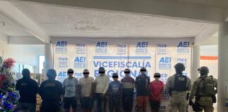 Detienen a siete personas y aseguran cerca de 150 dosis de drogas empaquetadas para su venta