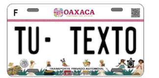 En enero inicia modernización de placas vehiculares en Oaxaca