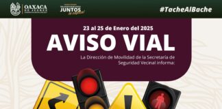 Continúan trabajos de “Tache al Bache” en Oaxaca de Juárez
