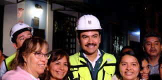 Vecinas y vecinos celebran inicio de obras de bacheo profundo y reencarpetamiento en Oaxaca de Juárez