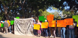 Ocotepec no da tregua, protesta para exigir liberación de detenidos