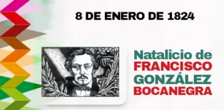 EfeméridesRIO: Nace Francisco González Bocanegra,autor de la letra del Himno Nacional