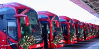 Renueva ADO parque vehicular, presentan 225 nuevas unidades