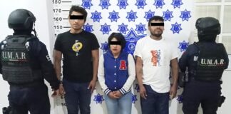 Policía Municipal detiene a tres personas por el presunto delito de robo con violencia