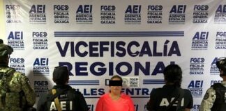 Fiscalía de Oaxaca detiene a seis personas durante cateo para combatir el delito por los préstamos Gota a Gota, operativo efectuado en los Valles Centrales