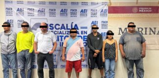 Capturan a siete integrantes de una célula delictiva dedicada al Narcomenudeo en el Istmo