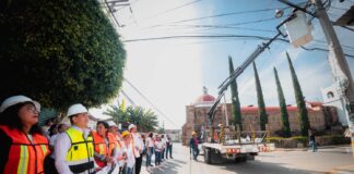Alejandro Díaz da banderazo al programa “Iluminando San Jacinto Amilpas” para fortalecer la seguridad en el municipio