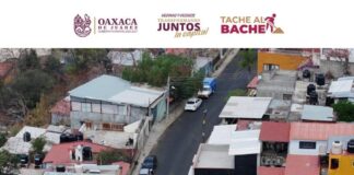 Cuadrillas de “Tache al Bache” realizan trabajos para mejorar las vialidades de Oaxaca de Juárez