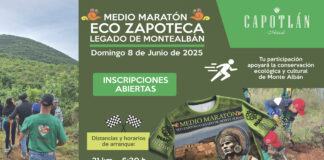 Convocan al Medio Maratón Eco-Zapoteca “Legado de Monte Albán”