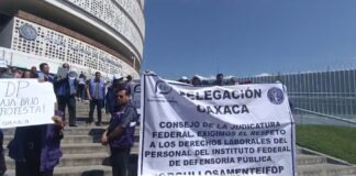 Defensores públicos federales denuncian reducción en prestaciones y salarios