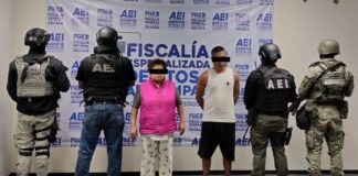 A proceso dos personas detenidas con drogas durante cateo realizado en Santa Lucía del Camino