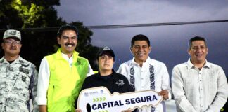 Entrega de equipamiento refuerza la seguridad en Oaxaca de Juárez
