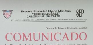 Suspende clases primaria Benito Juárez por estructura y baños públicos en acceso al plantel