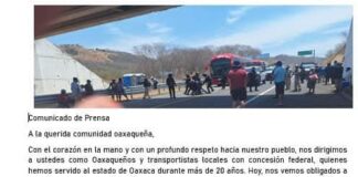 Transportistas desalojados de autopista a costa acusan represión