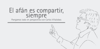 El afán es compartir, siempre