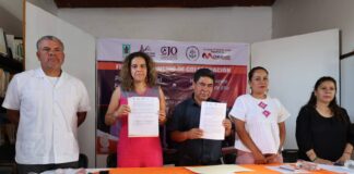 Firma Poder Judicial del Estado Convenio de Colaboración con el Ayuntamiento de la Villa de Etla