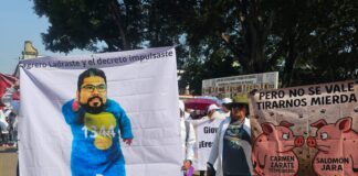 Trabajadores piden la salida de Jara en el Día del Trabajo