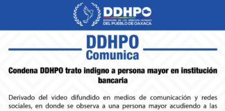 Demandan investigación por trato indigno a adulta mayor en banco