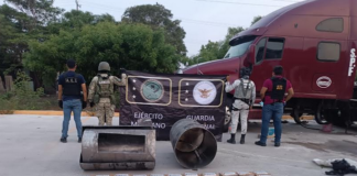 Fiscalía, DEFENSA y Guardia Nacional aseguran cargamento con 220 paquetes de cocaína en el Istmo