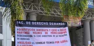 Se agudiza conflicto en Facultad de Derecho de la UABJO, exigen salida de directora