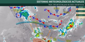Vaguada monzónica y onda tropical provocarán condiciones inestables en Oaxaca