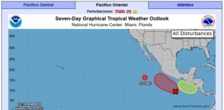 Alerta Protección Civil sobre posible desarrollo ciclónico en próximos días