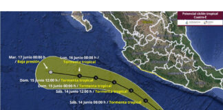 Emite Protección Civil recomendaciones por potencial ciclón tropical Cuatro – E