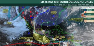 Persistirán las lluvias en gran parte de Oaxaca este martes