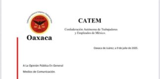 En CATEM desconocen al fallecido Juan Luis Villaseca como agremiado