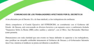 Denuncian simulación de “capacitaciones” del STPEIDCEO para justificar descuentos por ISR