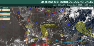 Persistirán lluvias y tormentas con actividad eléctrica en Oaxaca durante este jueves