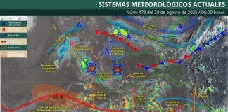 Prevén tormentas acompañadas de actividad eléctrica en diferentes regiones de Oaxaca