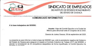 Exigen maestros de intervención del Congreso de la Unión por despidos injustificados