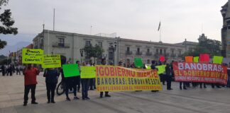 Protestan transportistas en Oaxaca; acusan incumplimiento de proyecto de movilidad